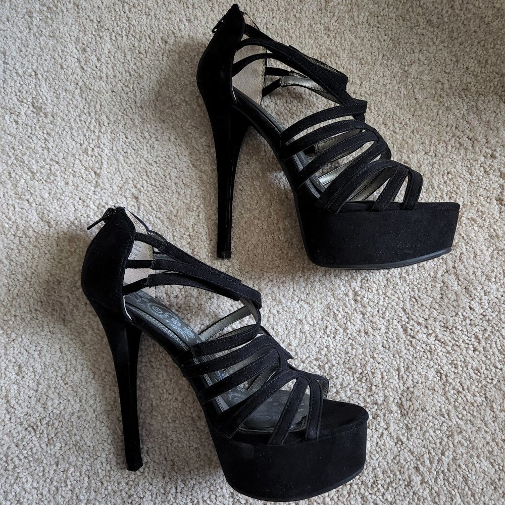 Aldo Delawyer platform heel black sz 9